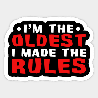 Old People Have More Life Experience Sticker